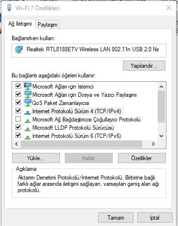 Turknet DNS Adresleri
