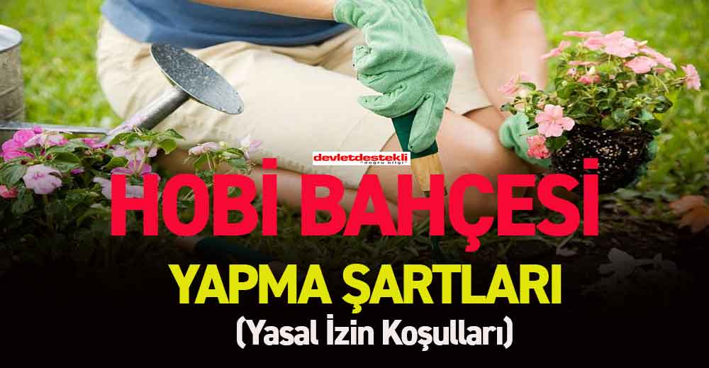 Hobi Bahçesi Yapma Şartları 2023 (Yasal İzin İçin Gerekenler)