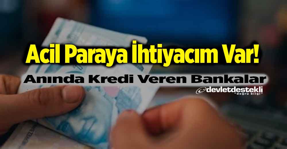 Acil Paraya İhtiyacım Var Diyene ÖN ÖDEMESİZ Nakit! 2023