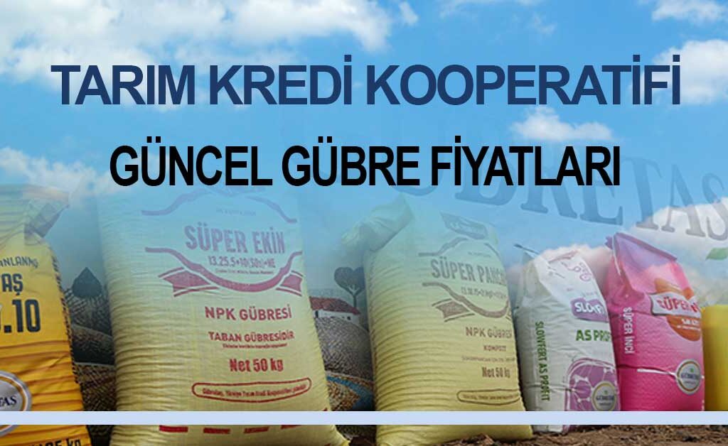 Tarım Kredi Gübre Fiyatları EKİM 2025 Güncel Liste!