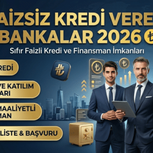 2026’da Faiz Ödeme! 150.000 TL Faizsiz Kredi Veren Bankalar