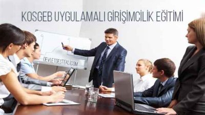 KOSGEB Uygulamalı Girişimcilik Eğitimi 2020