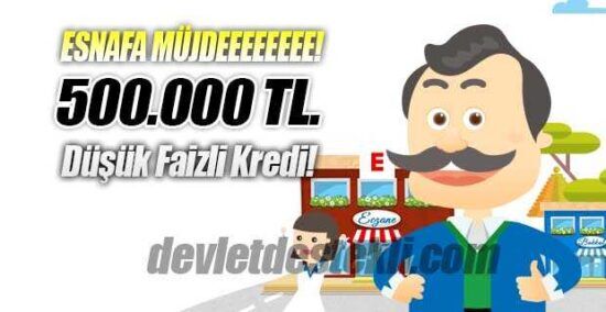 Esnafa İşyeri Alma Kooperatif Kredisi (1,5 Milyon Lira 2023 Güncel)