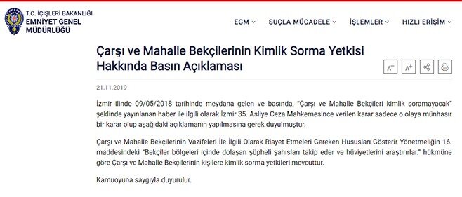 Bekçilerin Kimlik Sorma Yetkisi Resmi Gazete 2023 Kanunu