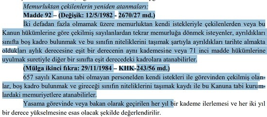 uzmanlıktan zabıtalığa geçiş