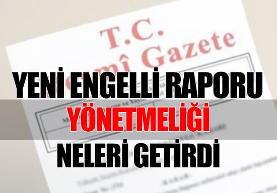 Engelli Yönetmeliği Resmi Gazete’de Yayınlandı!