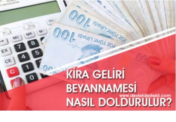 Kira Geliri Beyannamesi Nasıl Doldurulur? 2023 (İşyeri Konut)