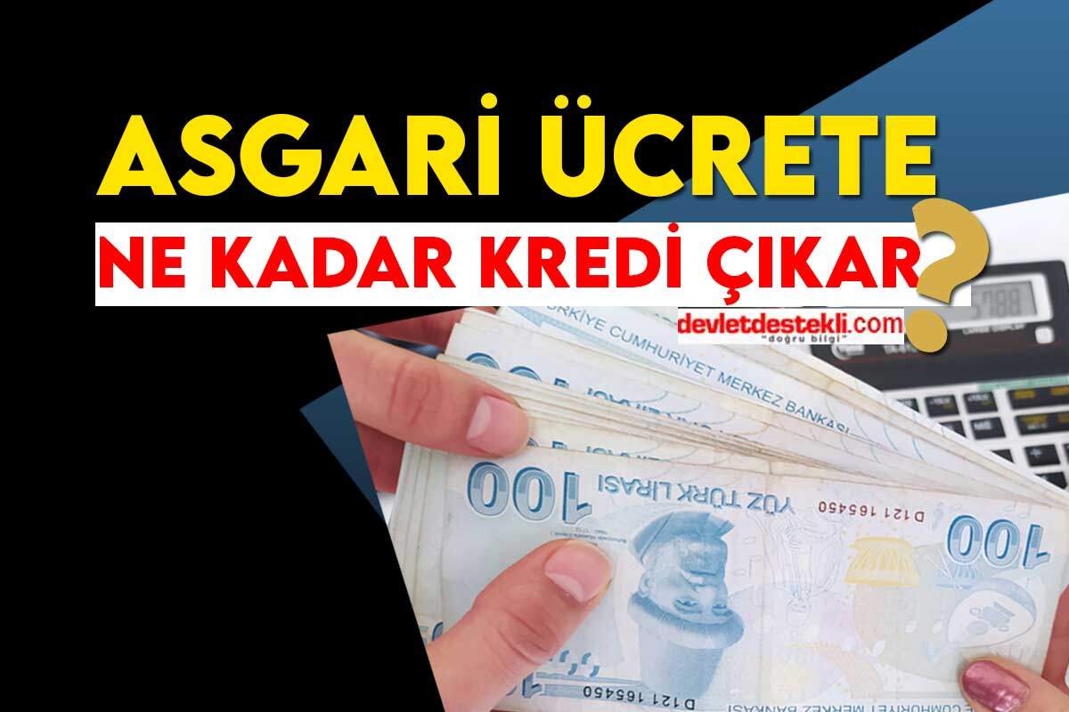 Asgari Ücretliye Ne Kadar Kredi Çıkar? (BAŞVUR) (100.000 TL’ye Kadar)