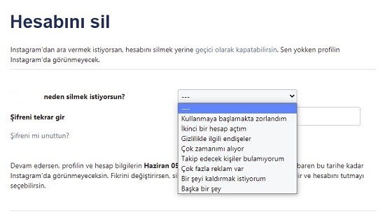 Instagram Hesap Kapatma 2022 Yeni Linki (KALICI SİLME)