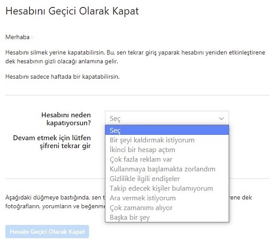 Instagram Hesap Kapatma 2022 Yeni Linki (KALICI SİLME)
