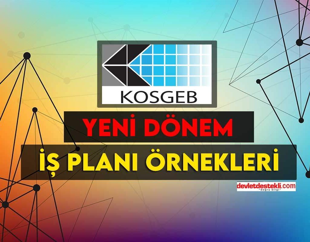 KOSGEB İş Planı Örnekleri PDF Word (2023 Yeni Sistem)