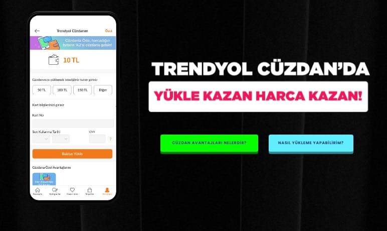 Trendyol Cüzdan ile Para Kazanma