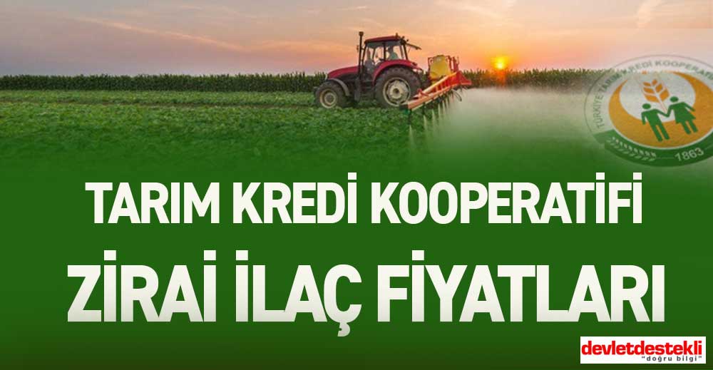 Tarım Kredi Kooperatifi İlaç Fiyatları 2023 (OT KURUTMA)