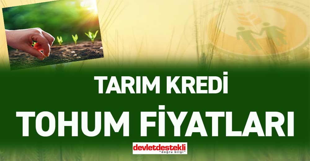 Tarım Kredi Kooperatifi Tohum Fiyatları 2023 Güncel Liste