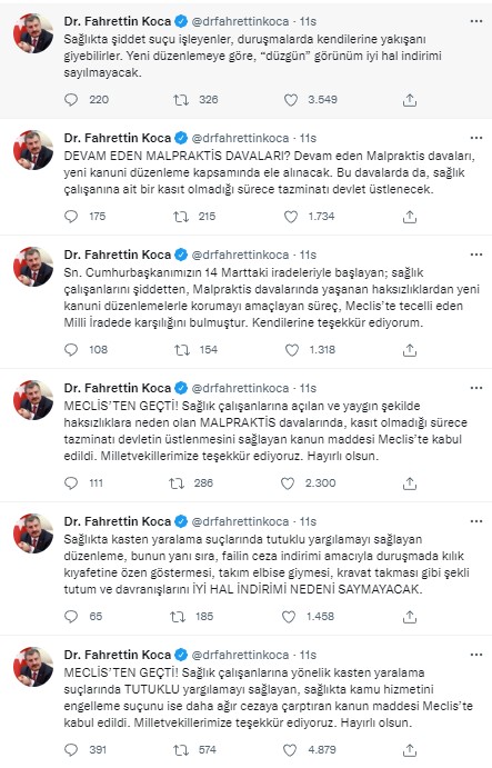 Bakan Koca Açıkladı: Kritik Kanun Mecliste Kabul Edildi
