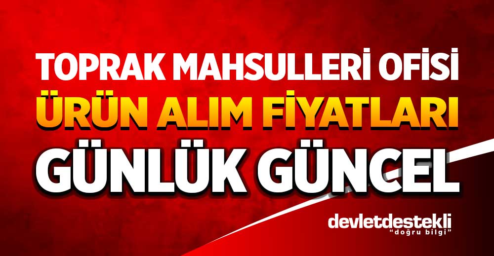 TMO Buğday Arpa Alım Fiyatları 2023 (Tüm Ürünler)