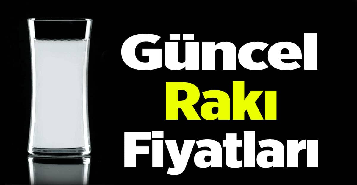 100’Lük Rakı Fiyatları 2023 (Güncel Zamlı Liste Tekirdağ Efe Beylerbeyi)
