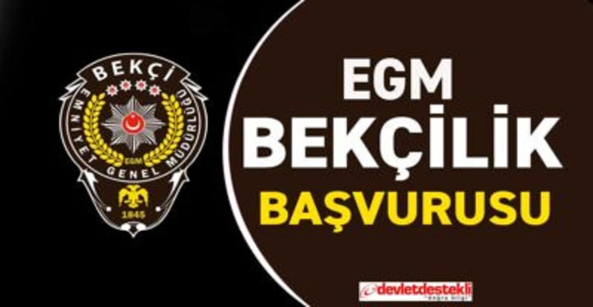 e-Devlet Bekçi Başvurusu Nasıl Yapılır? 2023/1. Dönem