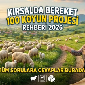 Kırsalda Bereket 100 Koyun Projesi Rehberi 2026 Tüm Sorulara Cevaplar
