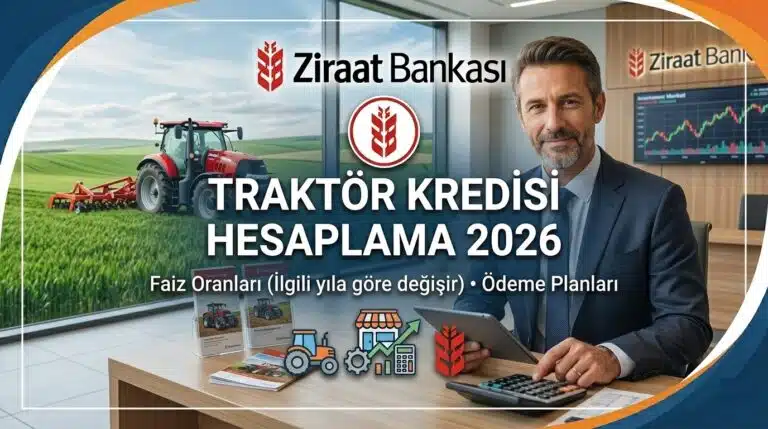 traktör kredisi hesaplama 2026